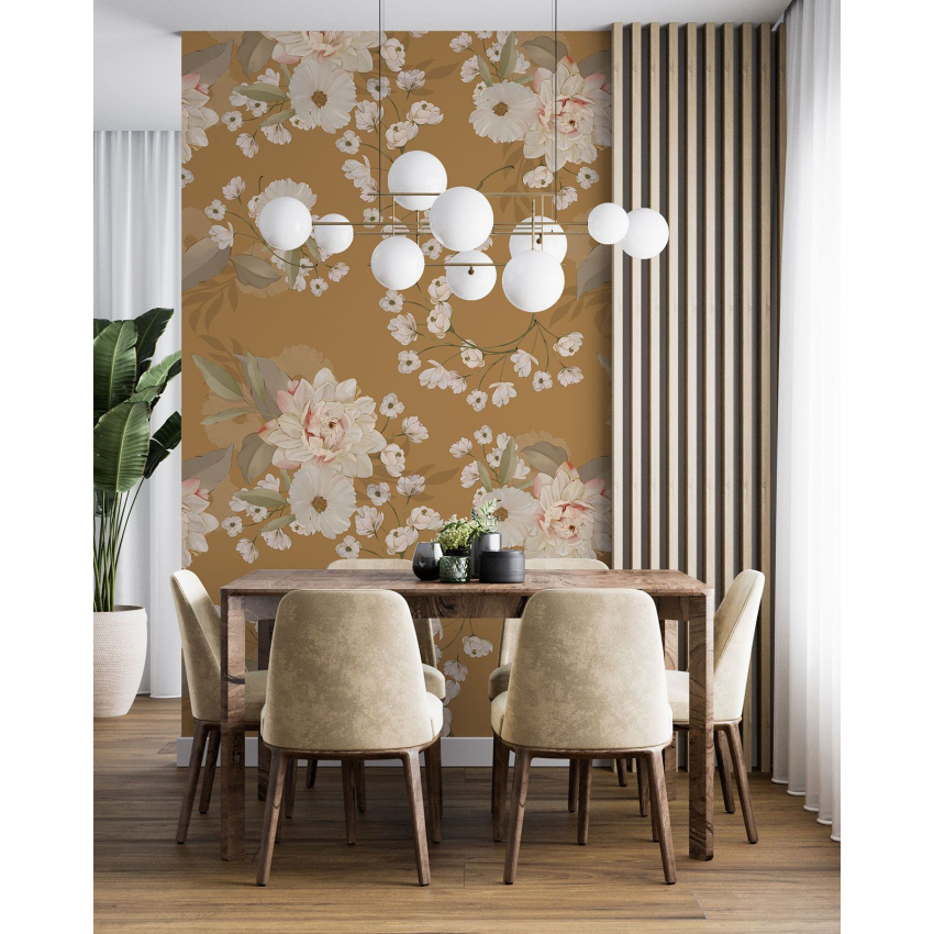 Papier peint motif XL - Motif floral