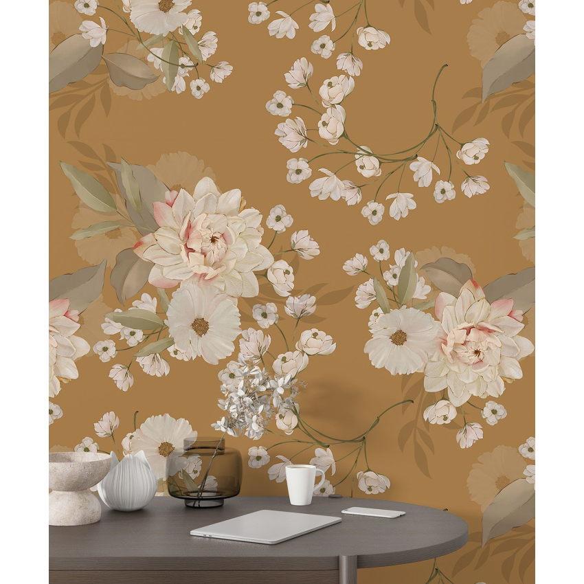 Papier peint motif XL - Motif floral