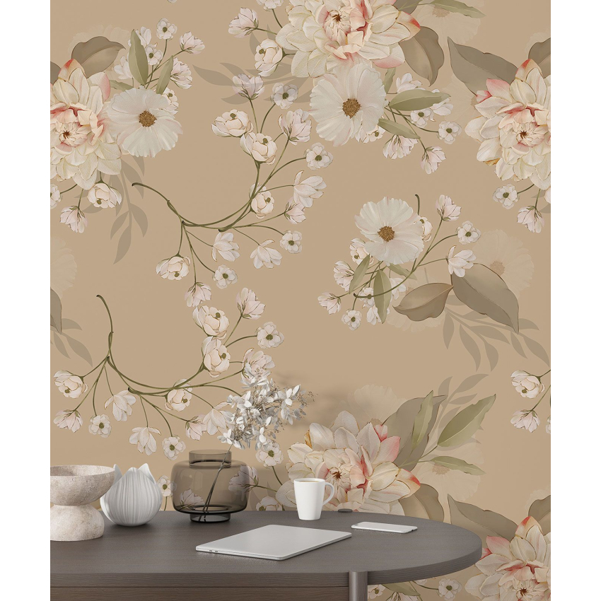 Papier peint motif XL - Motif floral