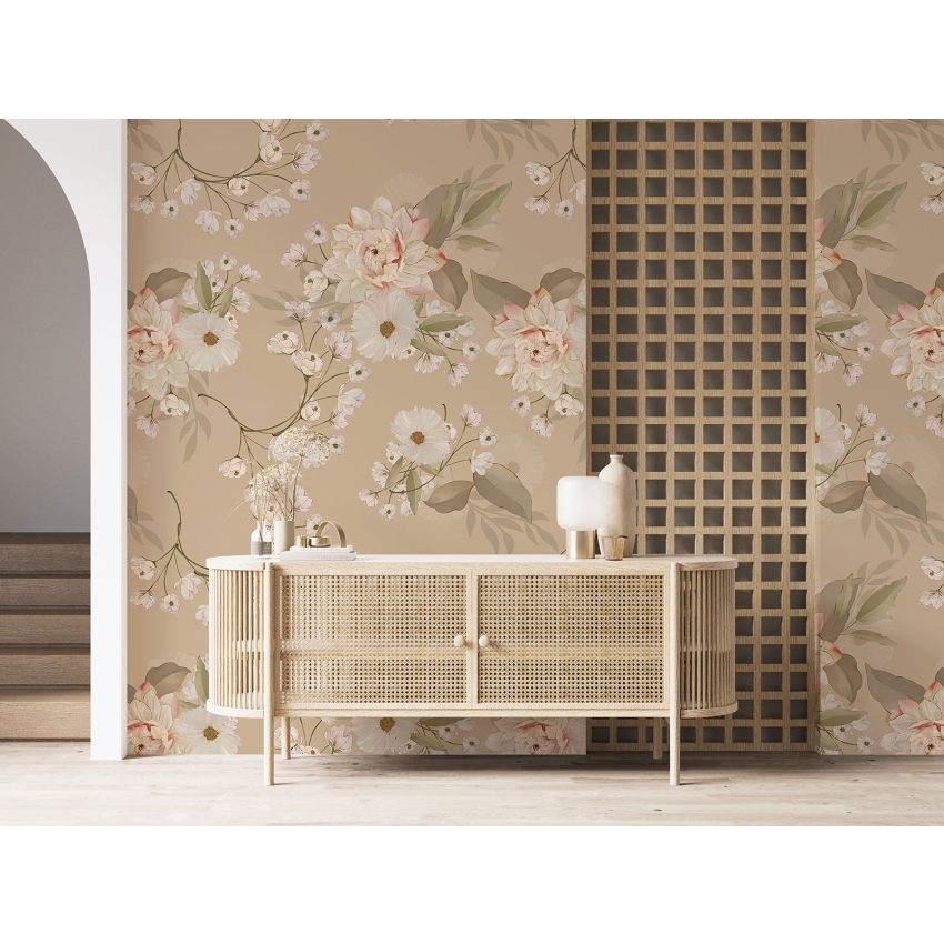 Papier peint motif XL - Motif floral