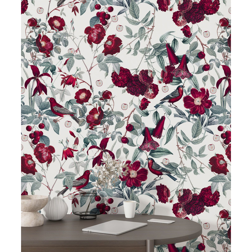 Papier peint motif XL - Motif floral