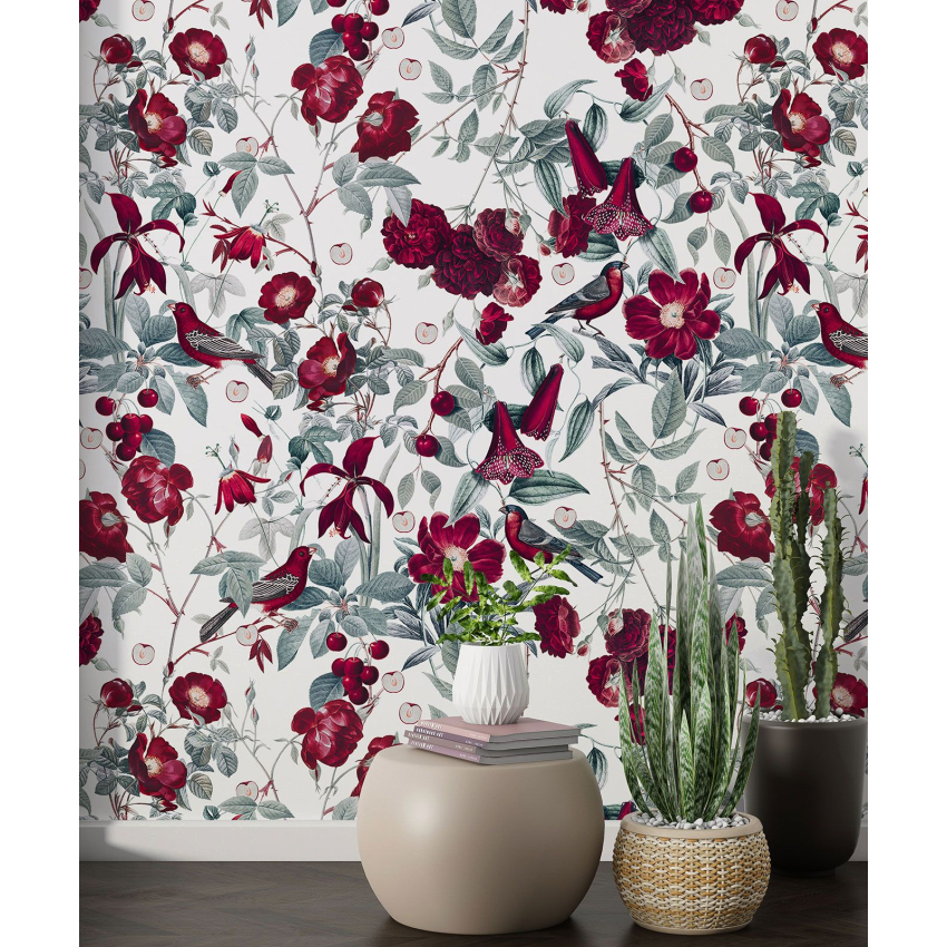 Papier peint motif XL - Motif floral