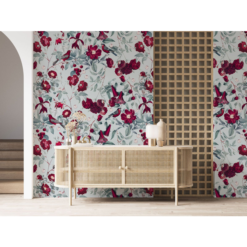 Papier peint motif XL - Motif floral