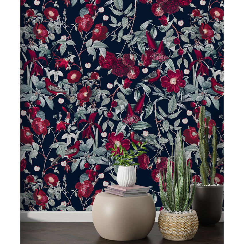 Papier peint motif XL - Motif floral