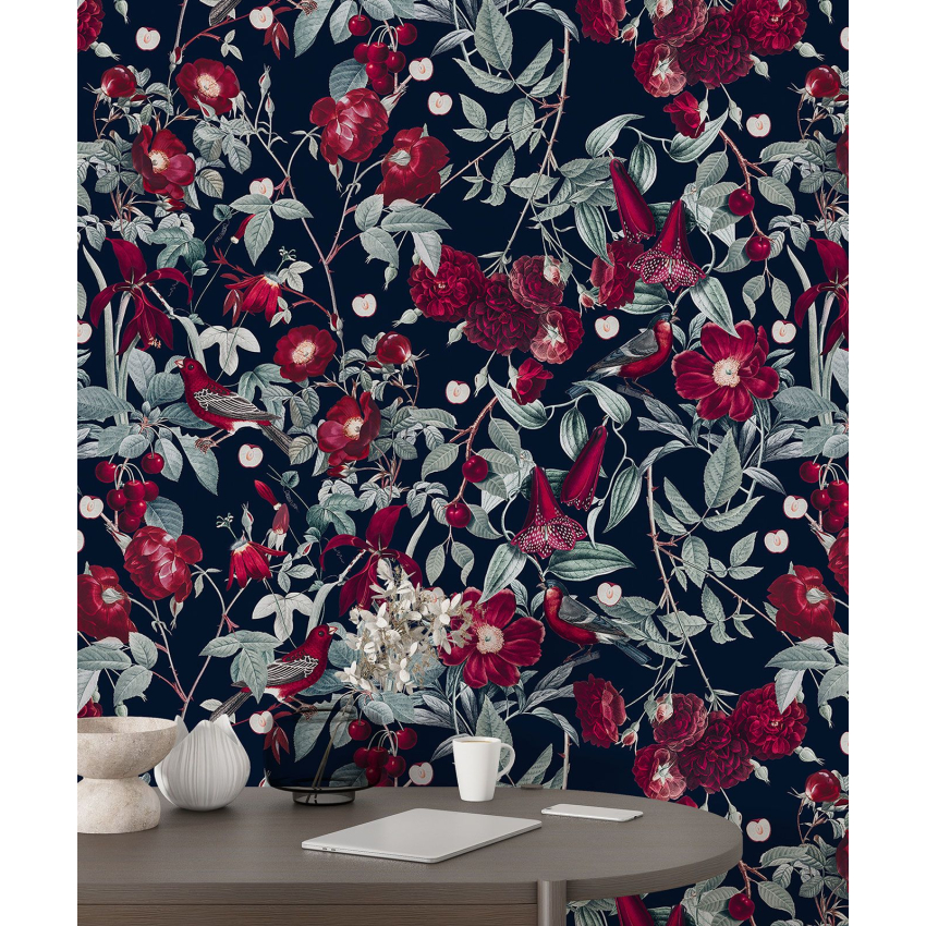 Papier peint motif XL - Motif floral