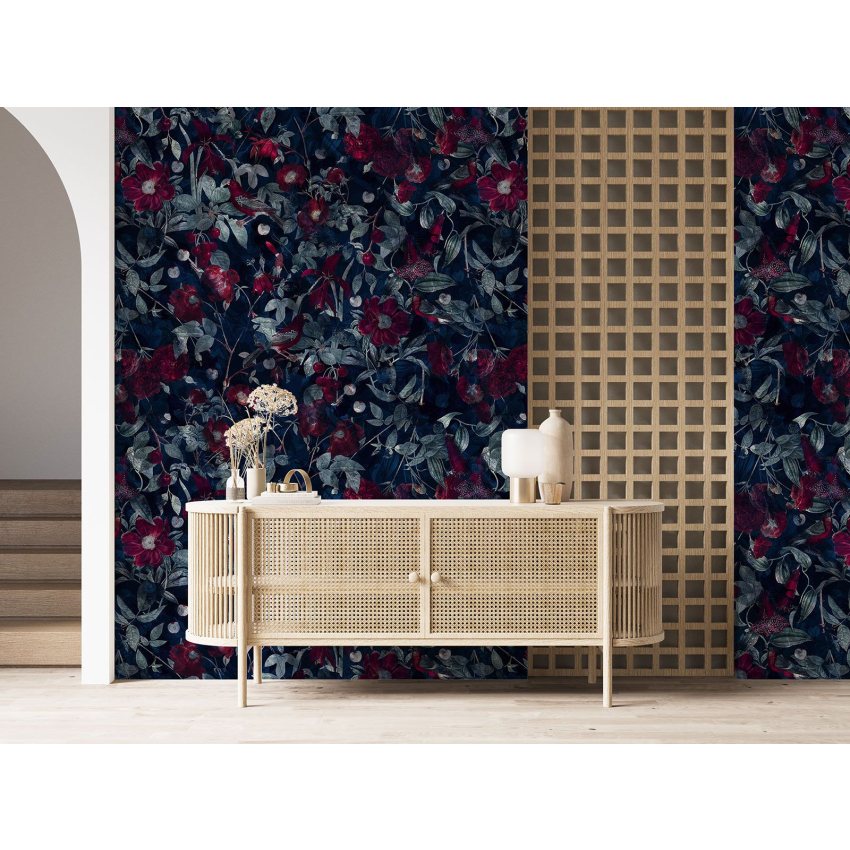 Papier peint motif XL - Motif floral