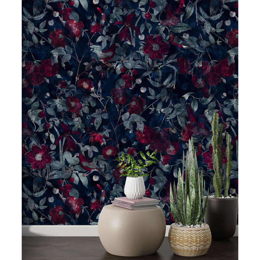Papier peint motif XL - Motif floral