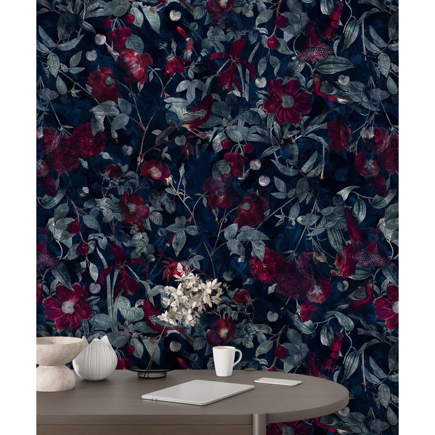 Papier peint motif XL - Motif floral