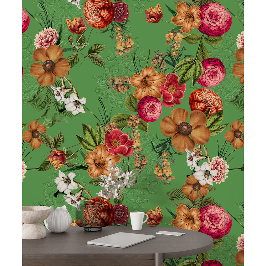 Papier peint motif XL - Motif floral