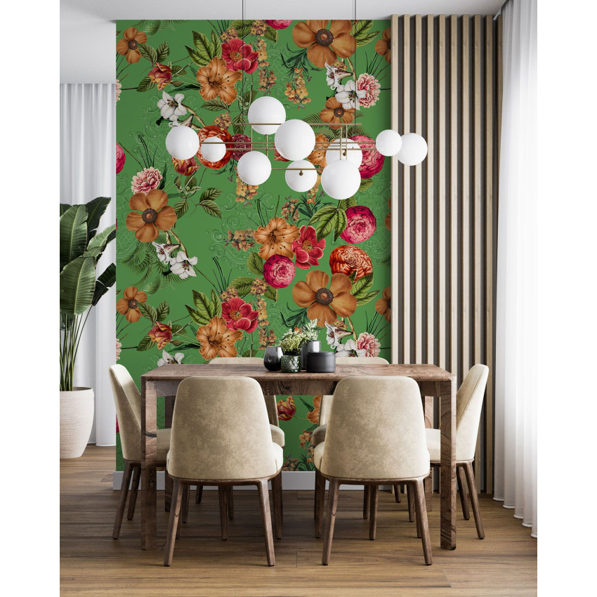 Papier peint motif XL - Motif floral