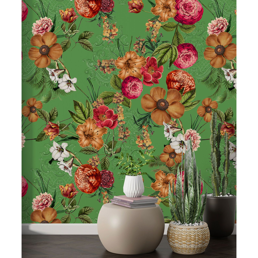 Papier peint motif XL - Motif floral