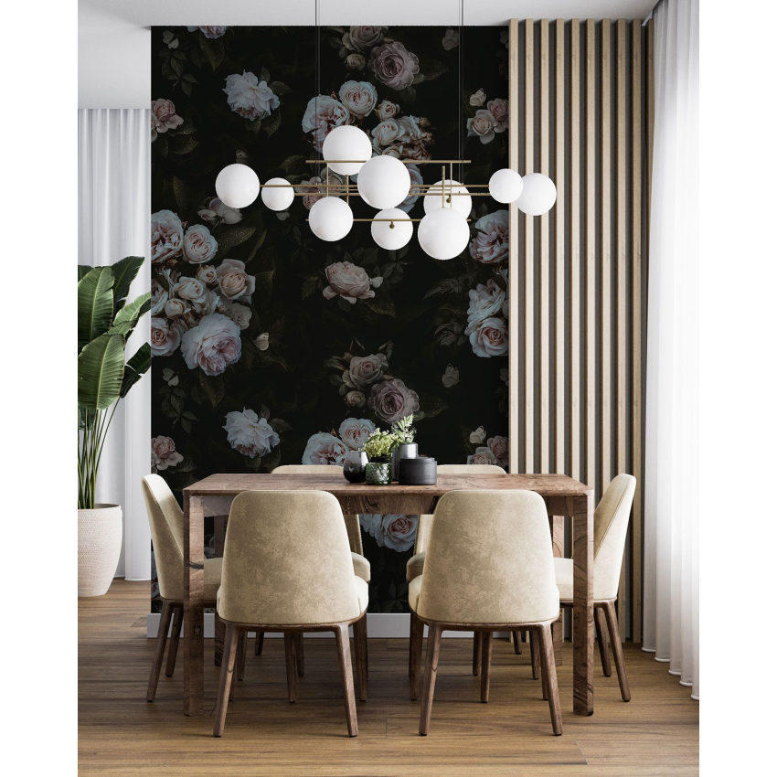 Papier peint motif XL - Motif floral