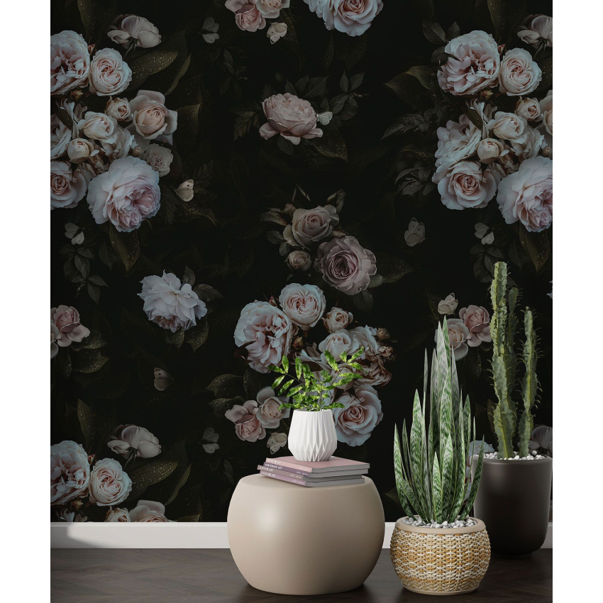 Papier peint motif XL - Motif floral