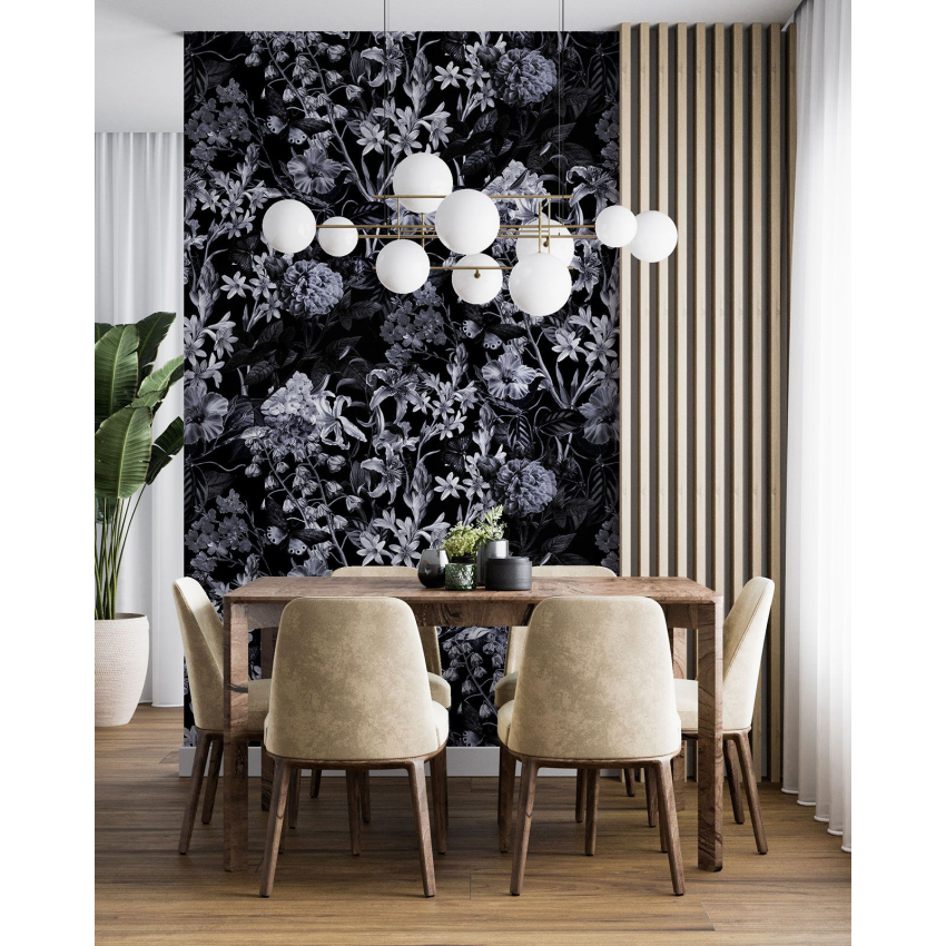 Papier peint motif XL - Motif floral