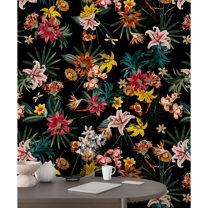 Papier peint motif XL - Motif floral