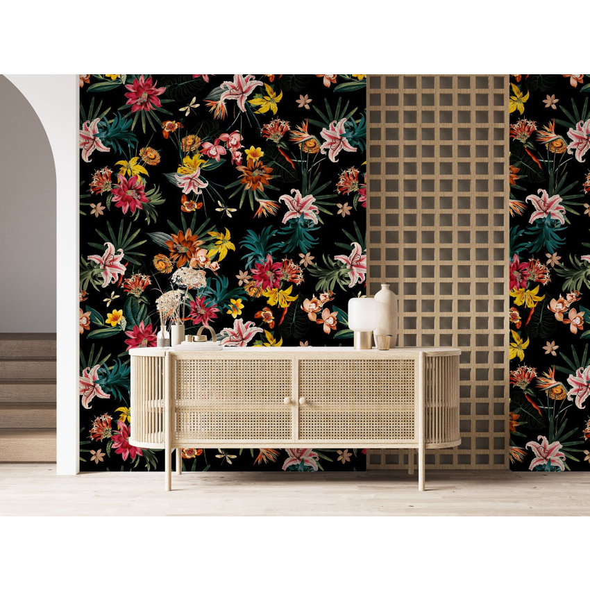 Papier peint motif XL - Motif floral