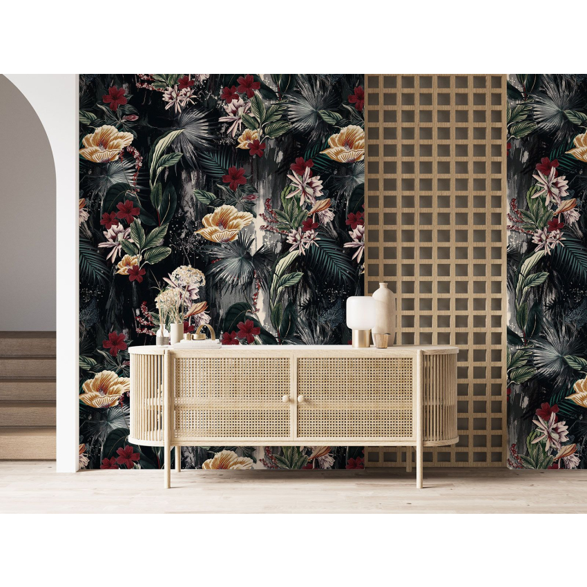 Papier peint motif XL - Motif floral