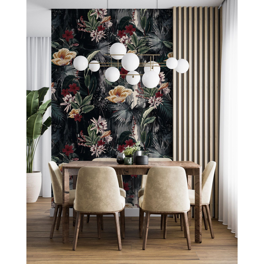 Papier peint motif XL - Motif floral
