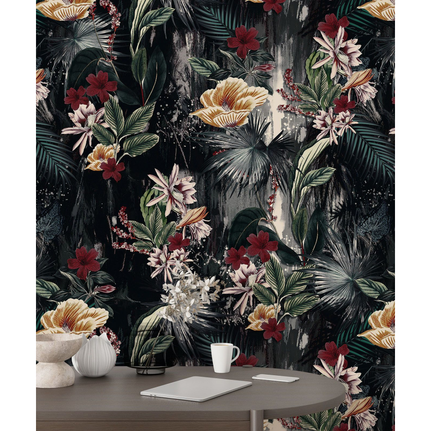 Papier peint motif XL - Motif floral