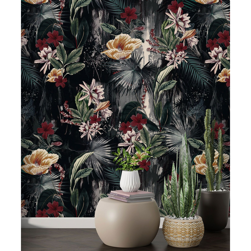 Papier peint motif XL - Motif floral