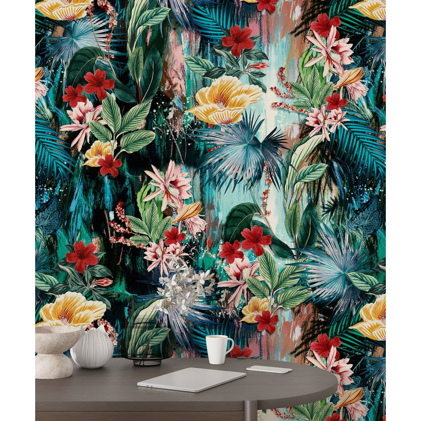 Papier peint motif XL - Motif floral