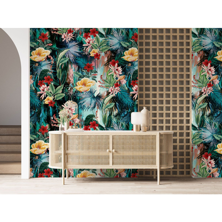 Papier peint motif XL - Motif floral