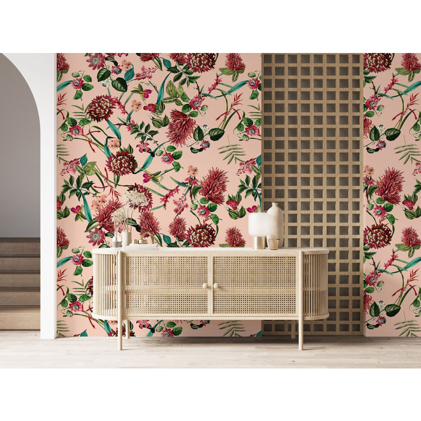 Papier peint motif XL - Motif floral