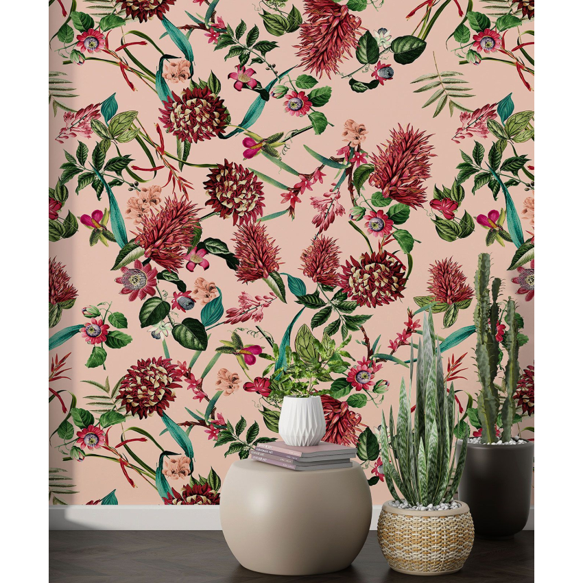 Papier peint motif XL - Motif floral