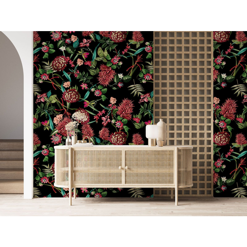 Papier peint motif XL - Motif floral