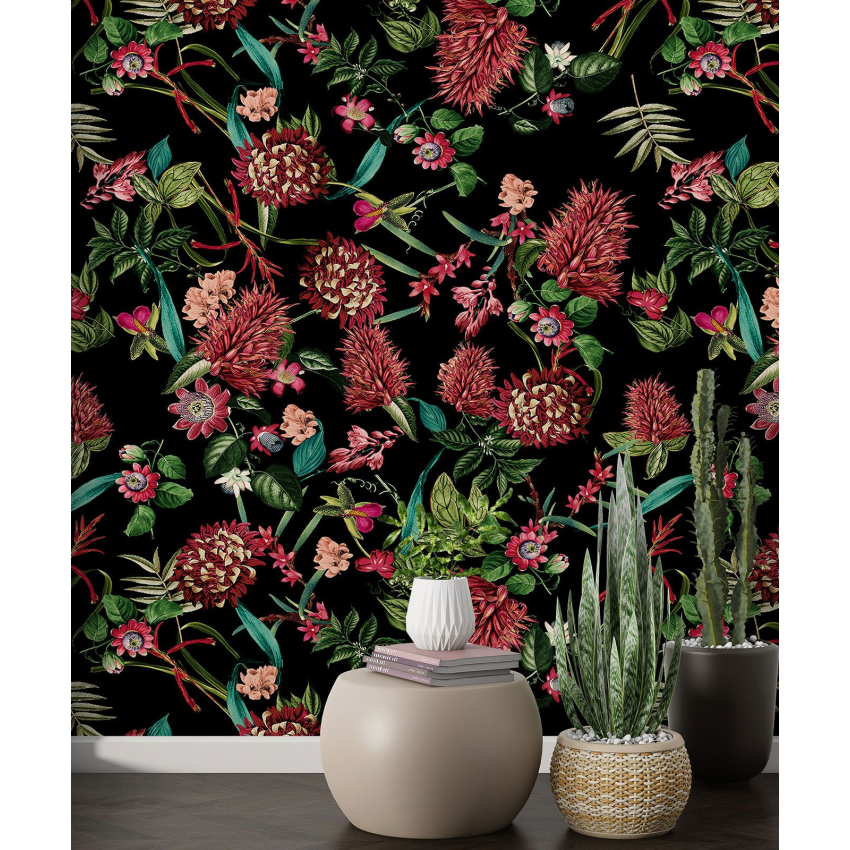 Papier peint motif XL - Motif floral