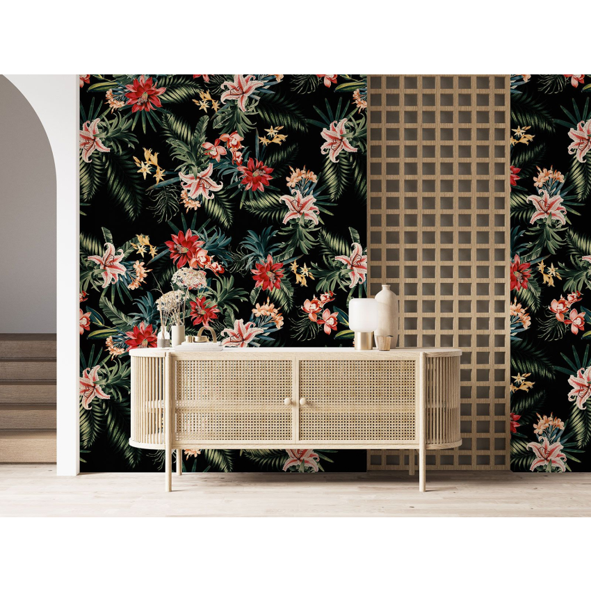Papier peint motif XL - Motif floral