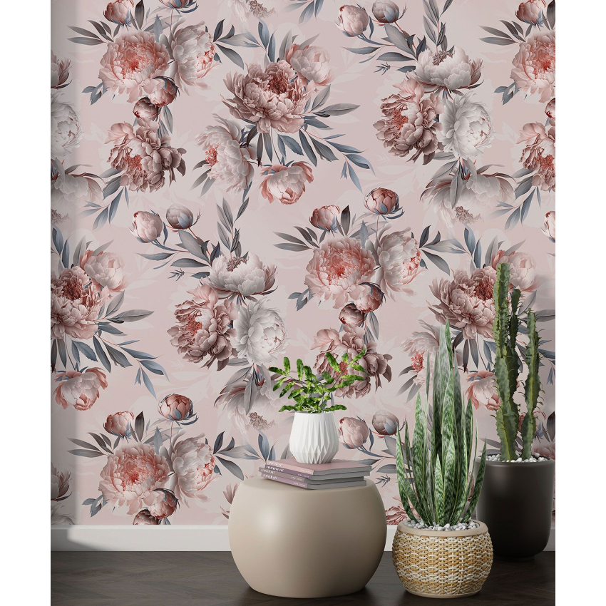 Papier peint motif XL - Motif floral