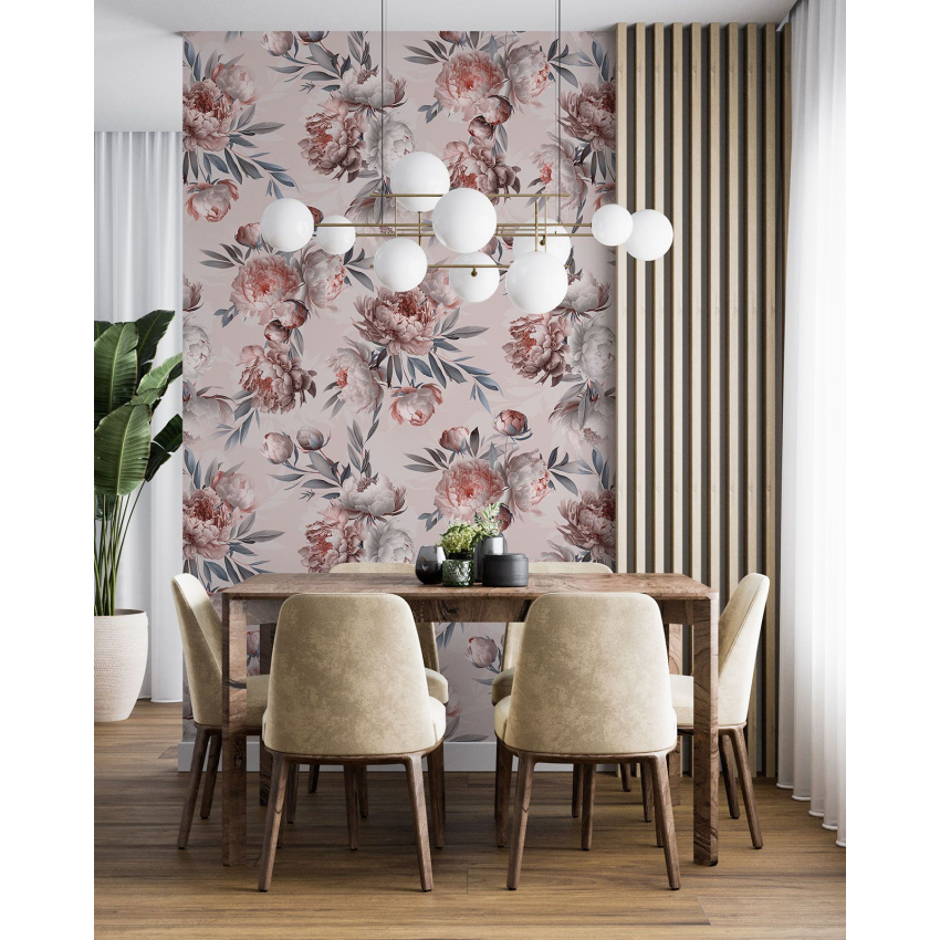 Papier peint motif XL - Motif floral