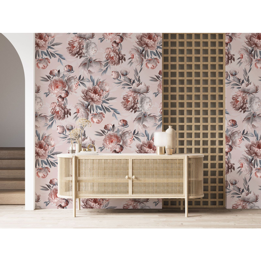 Papier peint motif XL - Motif floral