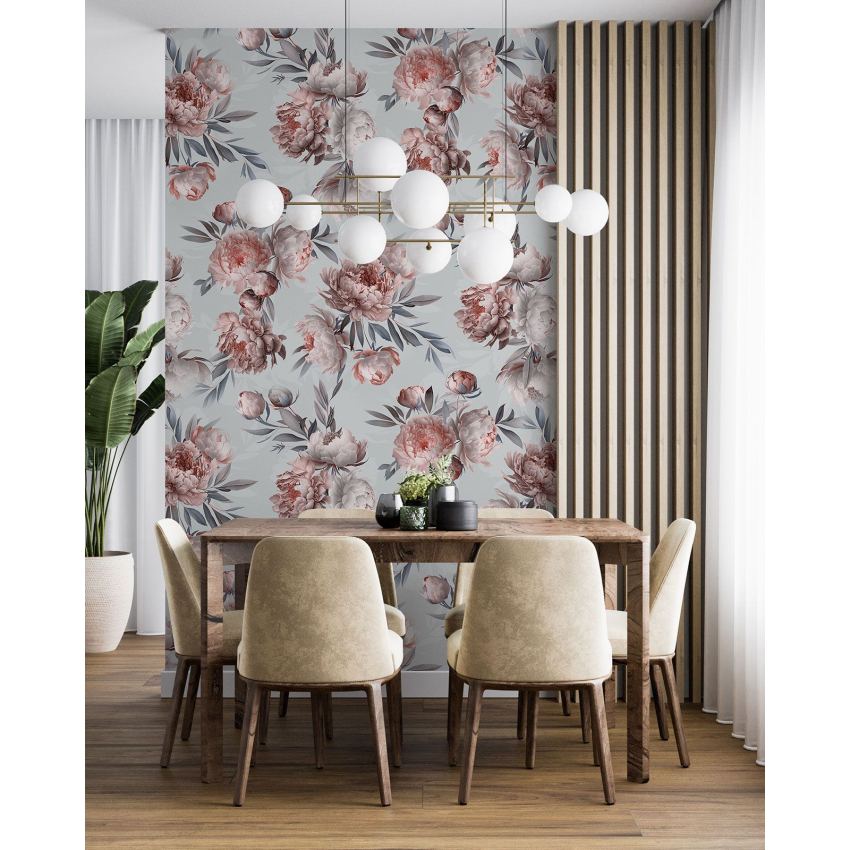 Papier peint motif XL - Motif floral