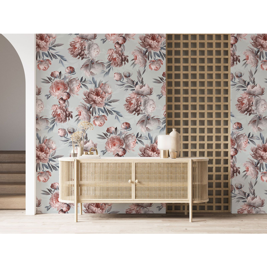 Papier peint motif XL - Motif floral