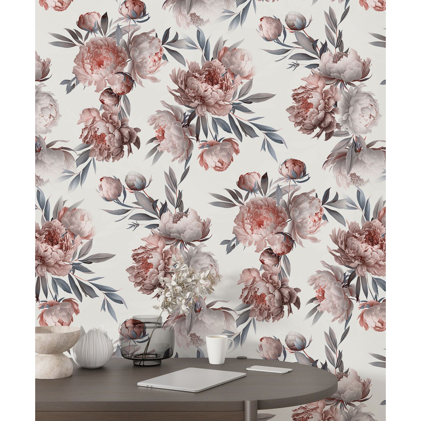 Papier peint motif XL - Motif floral