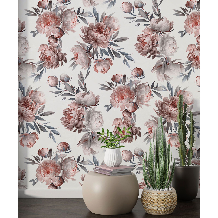 Papier peint motif XL - Motif floral