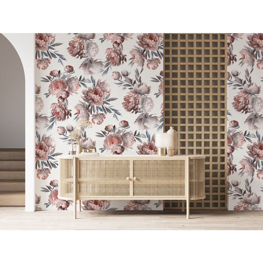 Papier peint motif XL - Motif floral