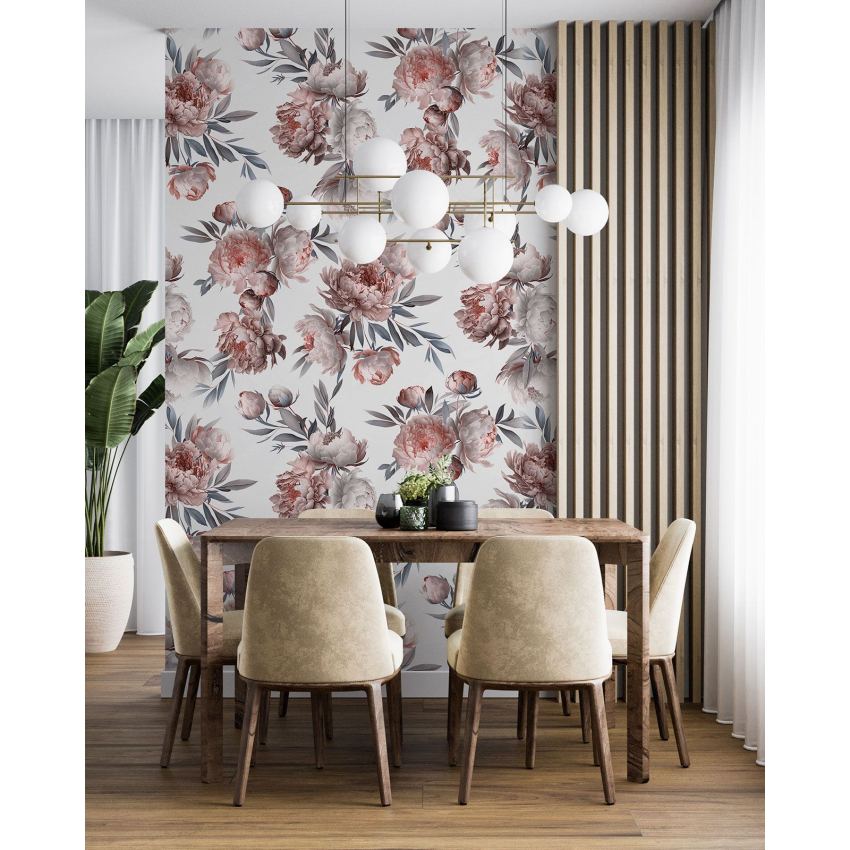Papier peint motif XL - Motif floral
