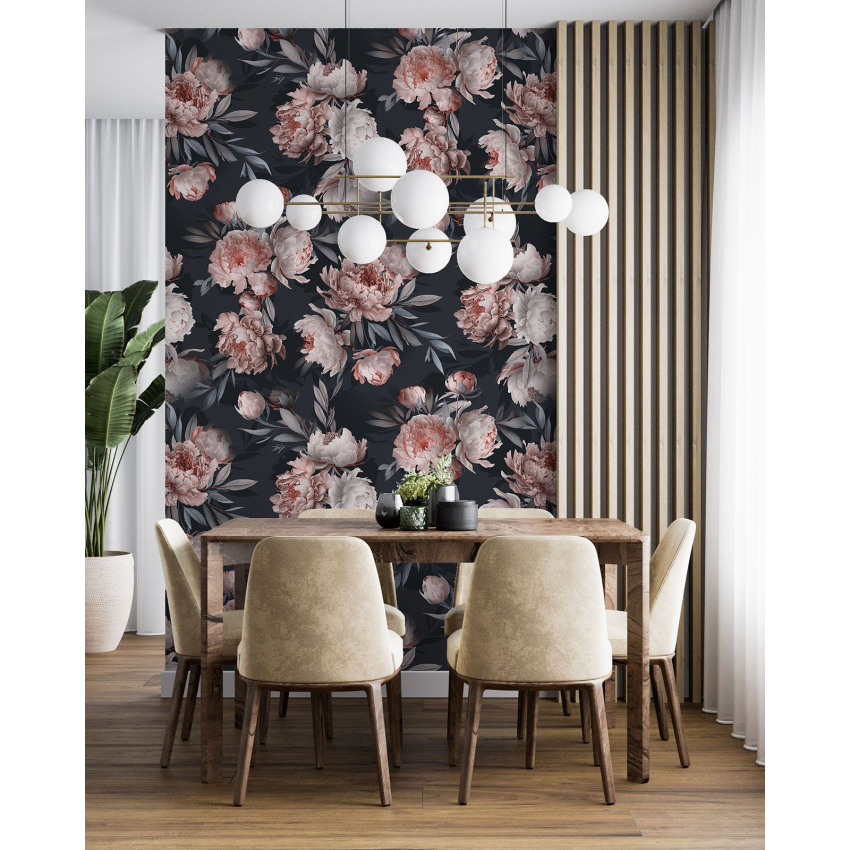 Papier peint motif XL - Motif floral