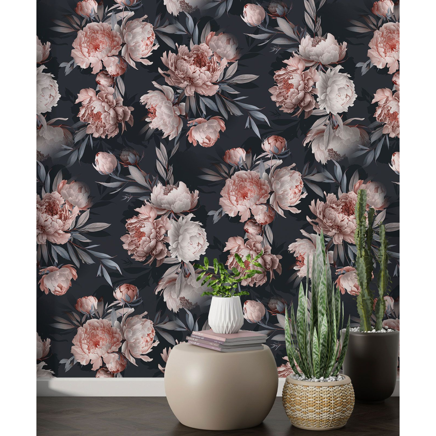 Papier peint motif XL - Motif floral