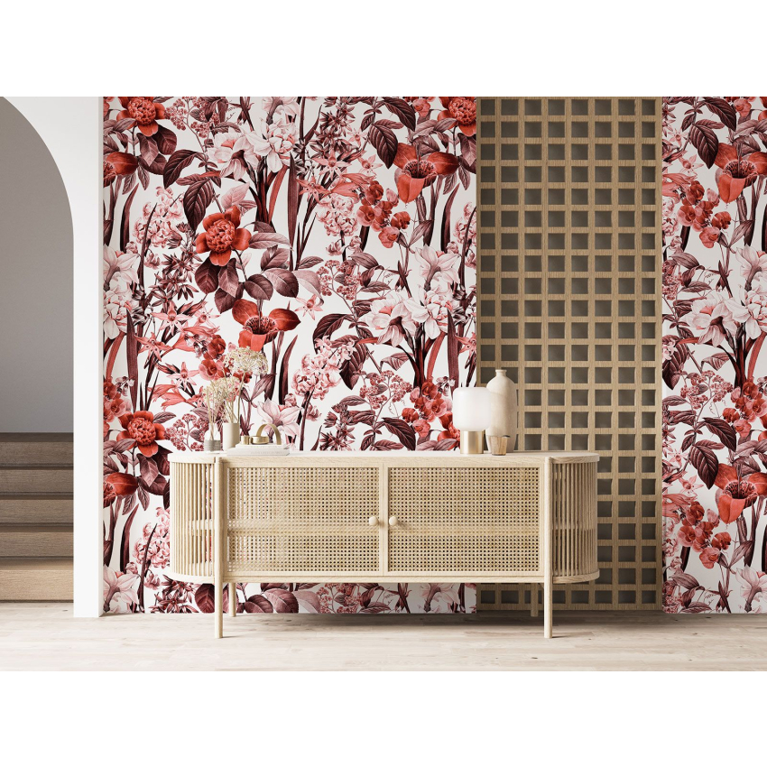 Papier peint motif XL - Motif floral