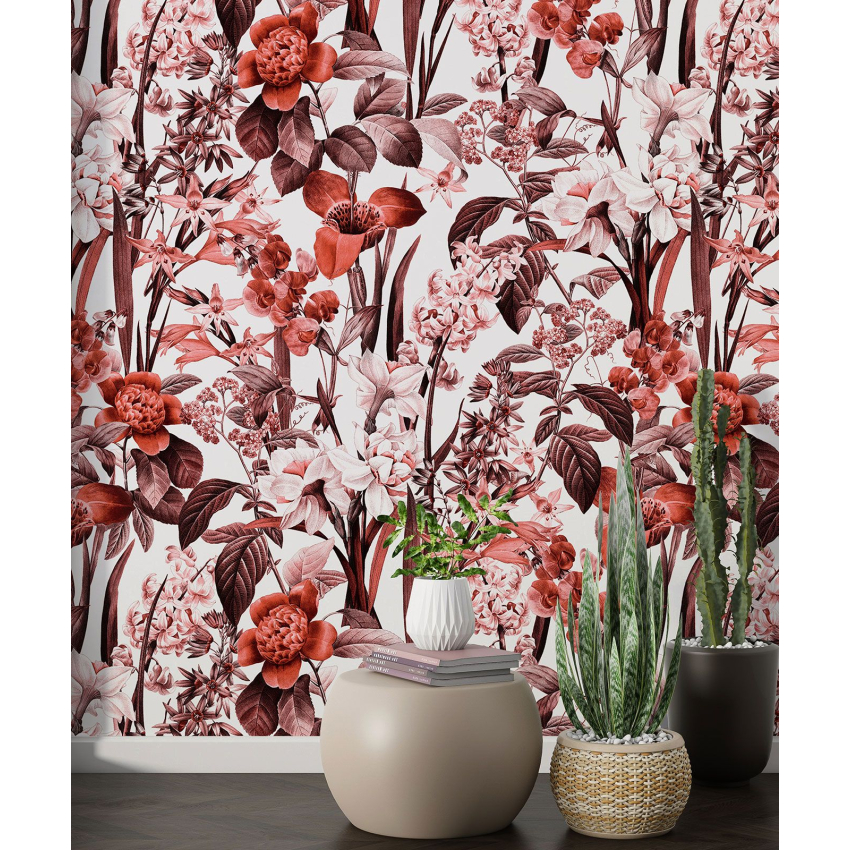 Papier peint motif XL - Motif floral