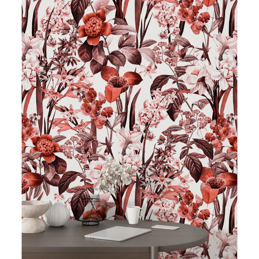 Papier peint motif XL - Motif floral