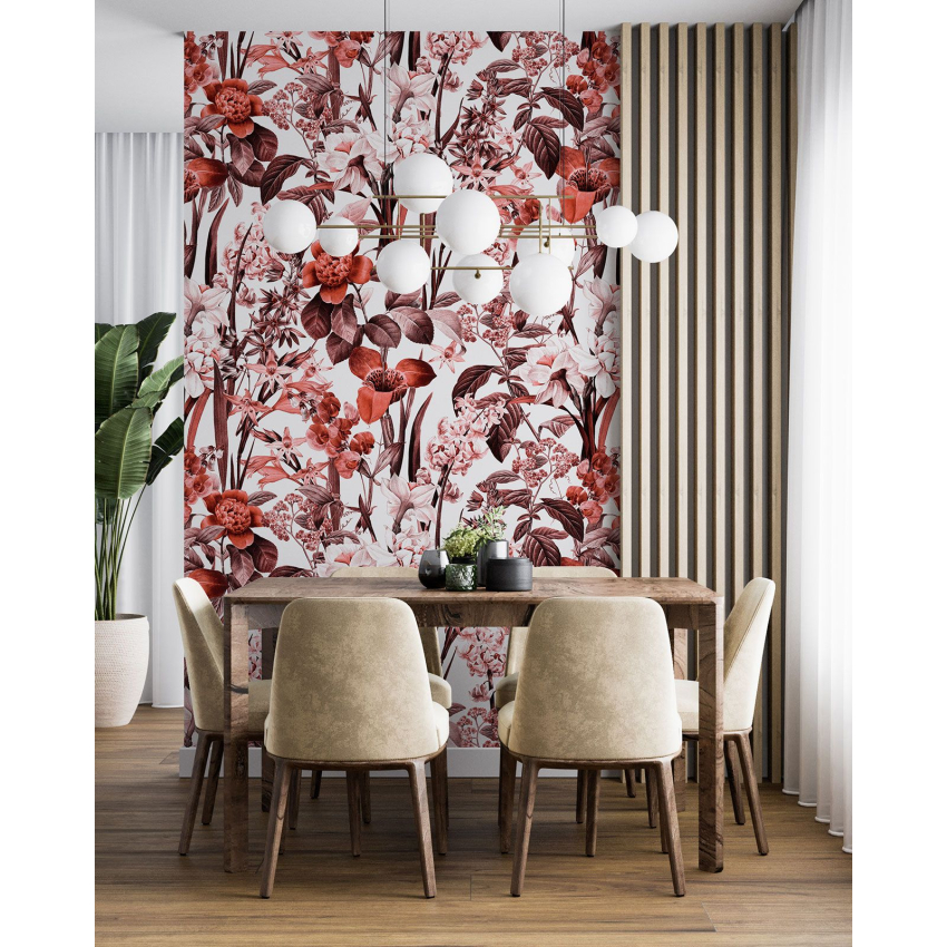 Papier peint motif XL - Motif floral