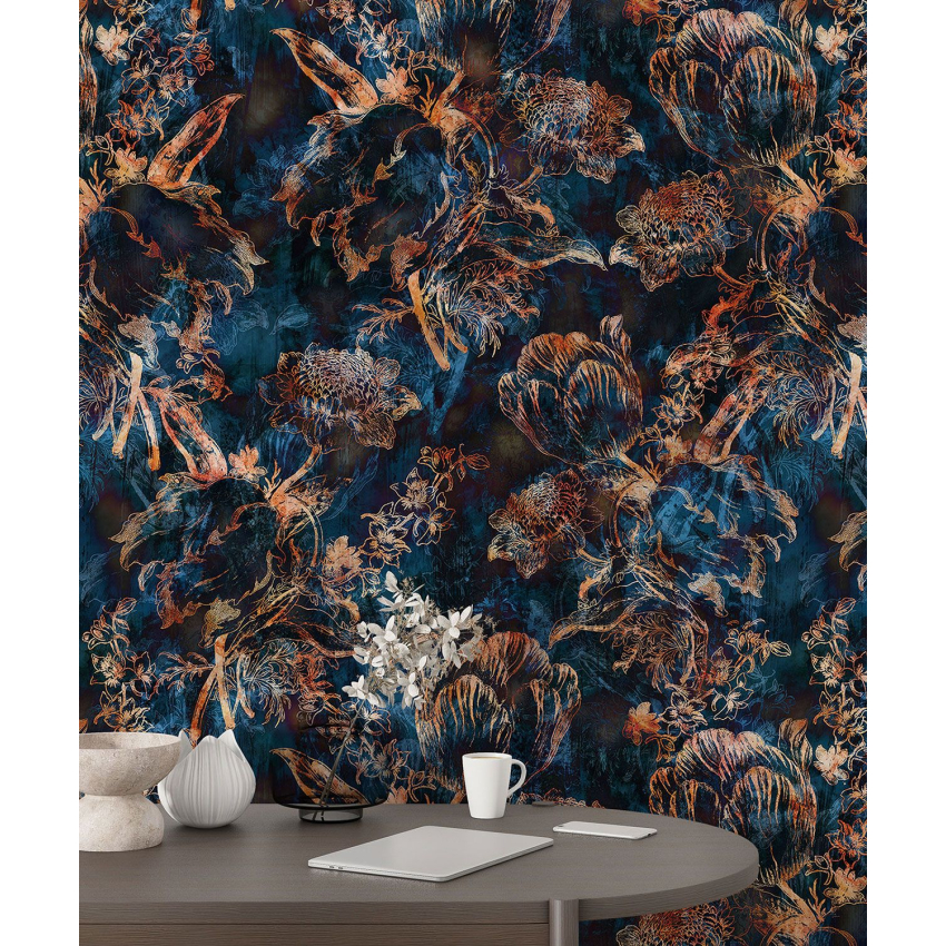 Papier peint motif XL - Motif floral