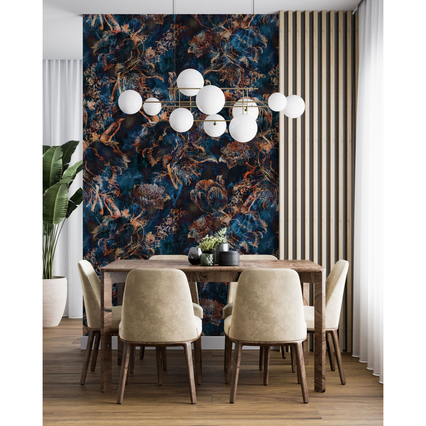 Papier peint motif XL - Motif floral