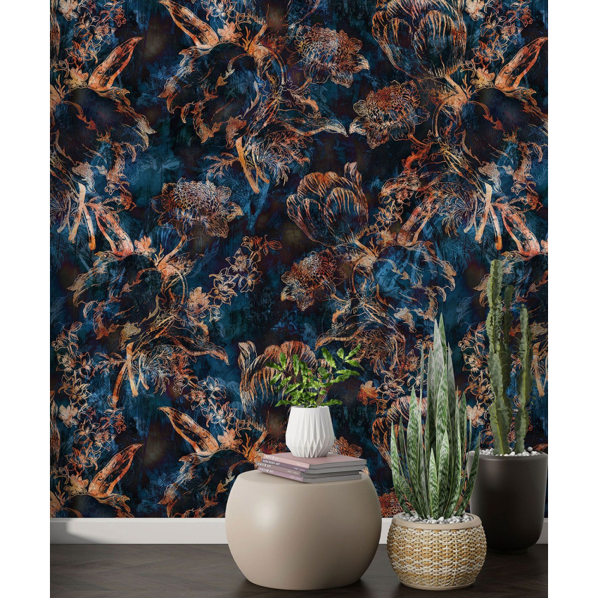 Papier peint motif XL - Motif floral