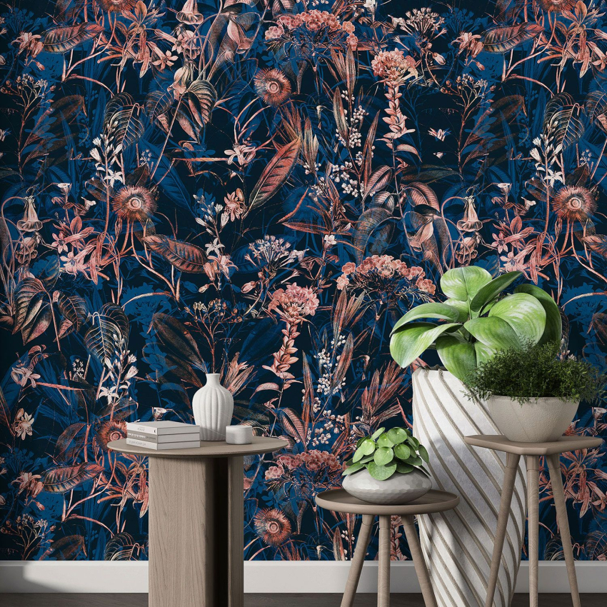 Papier peint motif XL - Motif floral